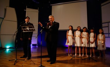 El cantautor lírico Rafael Turi, con el apoyo de la Radio y Televisión Nacional de Colombia (RTVC), hizo el lanzamiento del himno. Colprensa