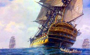 La flota fue atacada por barcos ingleses y el galeón San José se hundió con sus tesoros en frente de la península de Barú. Internet