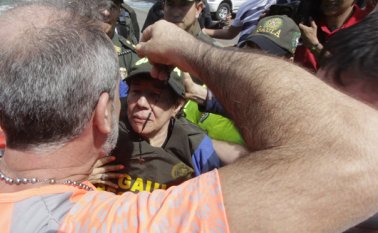 Quiero darle gracias a Dios y a las autoridades por el regreso de mi madre. A los secuestradores los perdonamos, ero tienen que responder y de la justicia Divina no se escapan”. Hija de liberada. Cristian Herrera