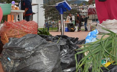 Productores agropecuarios de Pamplona participaron en el último mercado campesino del año. Roberto Ospino