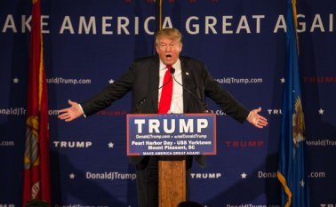 El magnate Donald Trump, al frente de las encuestas republicanas sobre las presidenciales de 2016. AFP