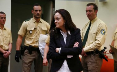 "No estoy implicada ni en la preparación ni en la ejecución" de esos asesinatos, afirmó Beate Zschape The Independent