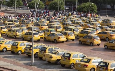 Taxistas. Archivo