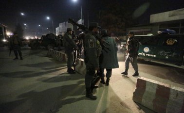 La embajada se encuentra en la zona de Sherpur, en el centro de Kabul, donde se produjo una fuerte explosión. AFP
