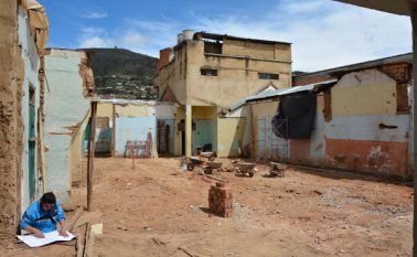 En los mercados se cumplen obras de remodelación para habilitar nuevos puestos. Roberto Ospino