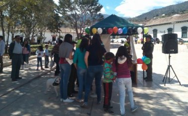 En el parque Águeda Gallardo se cumplió el primer registro de perros potencialmente peligrosos. Roberto Ospino