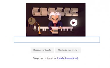 Este es el doodle de Google en homenaje a Beethoven La Opinión