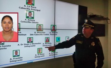 La mujer fue detenida el pasado 20 de febrero en una redada contra esta organización criminal que dejó 18 capturados y varios notificados en prisión. Archivo