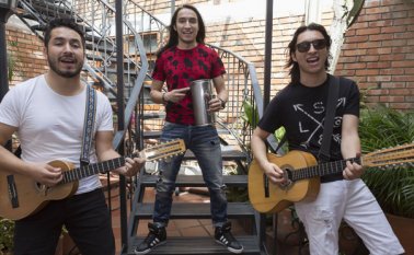 Efraín, Fercho y Edwin, los hermanos que andan armados de requinto, guacharaca y tiple expandiendo la carranga por el país. En Norte de Santander terminaron la gira. Juan Pablo Cohen