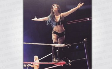 Paige, luchadora de las Divas. Instagram