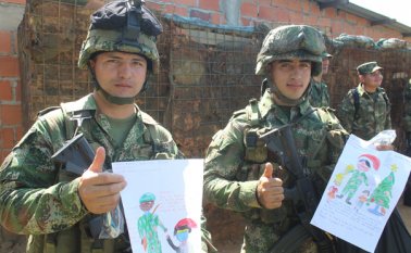 La institución envió un mensaje de gratitud y cariño a todas las familias de los uniformados. Ejército Nacional