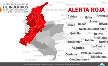 Las altas temperaturas han causado quemas en algunas zonas del país. Ideam