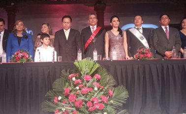 William Villamizar recibe el cargo de gobernador. Daicy Echeverri