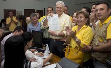 El alcalde electo de cúcuta, César Rojas, ya tiene lista buena parte del gabinete que lo acompañará desde mañana primero de enero de 2016, cuando asumirá formalmente las riendas de la capital de Norte de Santander. Archivo