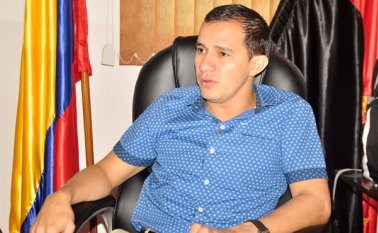 El alcalde Elkin Caballero Ramírez fue elegido el pasado 25 de octubre con 4.606 votos. Edinsson Figueroa