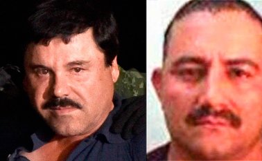La Policía Nacional reveló nexos entre los narcos mexicano (izquierda) y colombiano. Archivo