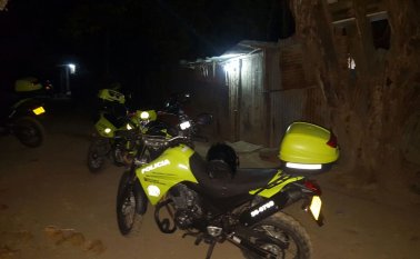 Una granada fue lanzada este jueves en la noche en el barrio Escobal. Cristian Herrera