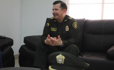 Coronel Jaime Barrera Hoyos. Archivo