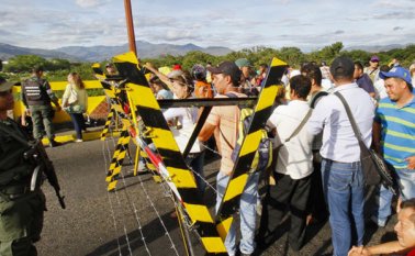 Cierre de la frontera. Archivo