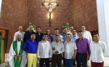 Los exalumnos participaron en una misa y otras actividades. Cortesía
