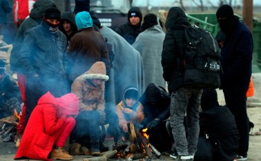 La llegada de refugiados y migrantes se ha disminuido pero sigue siendo muy alta a pesar del invierno y en ese contexto es alarmante el número de muertos, especialmente de niños. AFP
