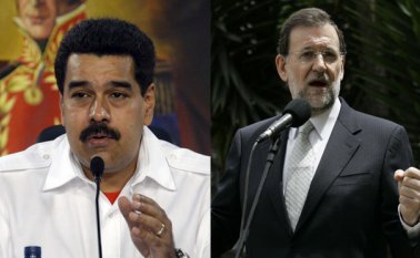 Nicolás Maduro acusó a Rajoy de "colonialista" y "racista". Archivo
