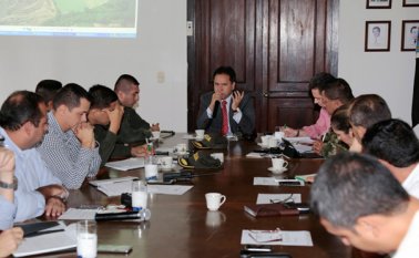 En el consejo de seguridad se acordó la judicialización de quien haga mal uso del agua y sea sorprendido captándola ilegalmente. Cortesía
