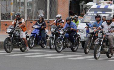 La medida para motos quedará igual a la de los vehículos particulares. Archivo