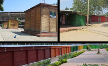 Estas son las casetas ubicadas en tres partes distintas de Cúcuta que no funcionan desde que se construyeron. Luis Alfredo Estévez