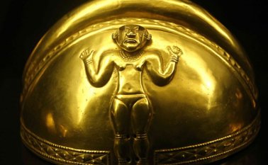 Máscaras, Figuras Humanas, poporos -utensilios para el consumo de la hoja de coca-, orejeras y otros bienes indígenas fueron extraídos del municipio de Finlandia -Quindío-. Cortesía