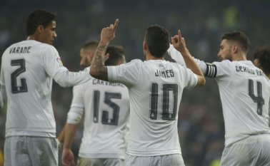 Real Madrid 6 - 0 Espanyol. AFP