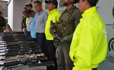 Los tres hombres fueron aprehendidos este jueves y puestos a disposición de la Fiscalía. Colprensa