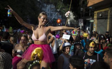 Arrancó el carnaval de Río de Janeiro. AP