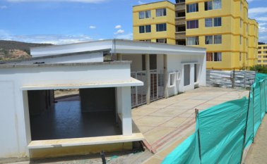 Aspecto del Centro De Desarrollo Infantil para atender a los niños de 0 a 5 años de Cormoranes y sectores aledaños. Archivo