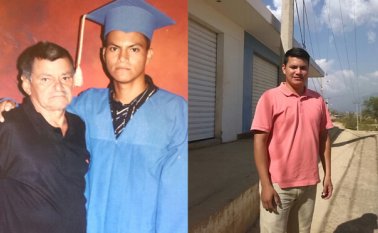 Sus padres solo lo apoyaron hasta cuarto de primaria; sin embargo, se formó como un muchacho respetuoso y responsable de sus deberes.   Cortesía / La Opinión