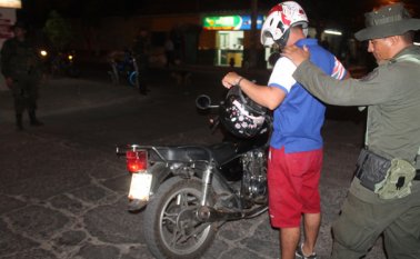 La Policía se desplegó en calles y sitios priorizados. Policía Nacional