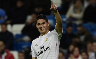 James Rodríguez, centrocampista del Real Madrid. AFP
