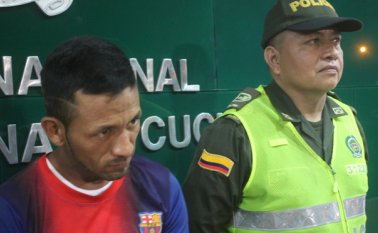 Simón Alberto Omaña Sánchez, de 31 años, es oriundo de Tibú. Policía Nacional