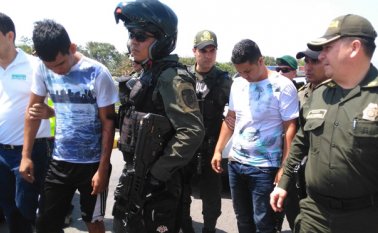 La entrega a las autoridades del vecino país se formalizó ayer al mediodía sobre el puente internacional Simón Bolívar. Cortesía