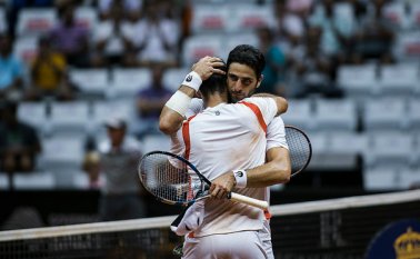 Juan Sebastián Cabal y Robert Farah, tenistas colombianos. Colprensa