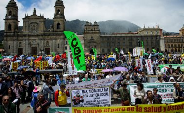 Según Julio Roberto Gómez, presidente de la CGT, el paro debe ser de 48 horas. Colprensa