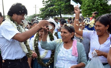 Evo Morales busca una nueva reeleción AFP