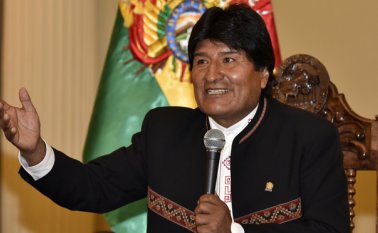 Evo Morales aceptó la derrota de este domingo en las urnas para la reforma constitucional. AFP