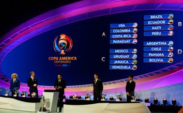 Colombia espera pasar de fase y realizar una muy buena Copa América en suelo norteamericano. AFP