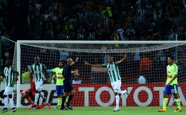Davinson Sánchez, Jonathan Copete y el juvenil Marlos Moreno anotaron los tres goles del encuentro. AFP