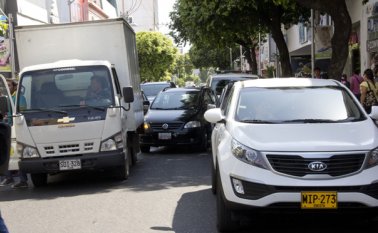 Los vehículos con placas de Cúcuta también están incluidos en la medida. Archivo