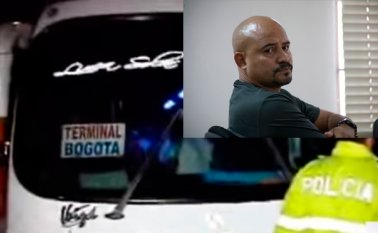 En enero de 2012, el exmayor Jorge Leonardo Leal Castañeda protagonizó un bochornoso escándalo para la Policía, tras cerrar con su vehículo a un autobús y luego bajarse a golpear el automotor. Archivo