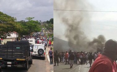 Algunos de sus habitantes cerraron la principal vía que comunica el sur de Venezuela con la frontera con Brasil. Internet