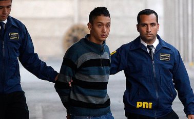 Erwin Mauricio Valdés Ortiz se entregó sin resistencia y confesó el crimen. Tomada de Emol.com