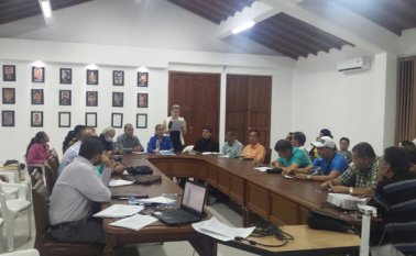 La alcaldesa de ocaña, Miriam Prado Carrascal, presidió la reunión para la elección del Consejo de Planeación. Javier Sarabia